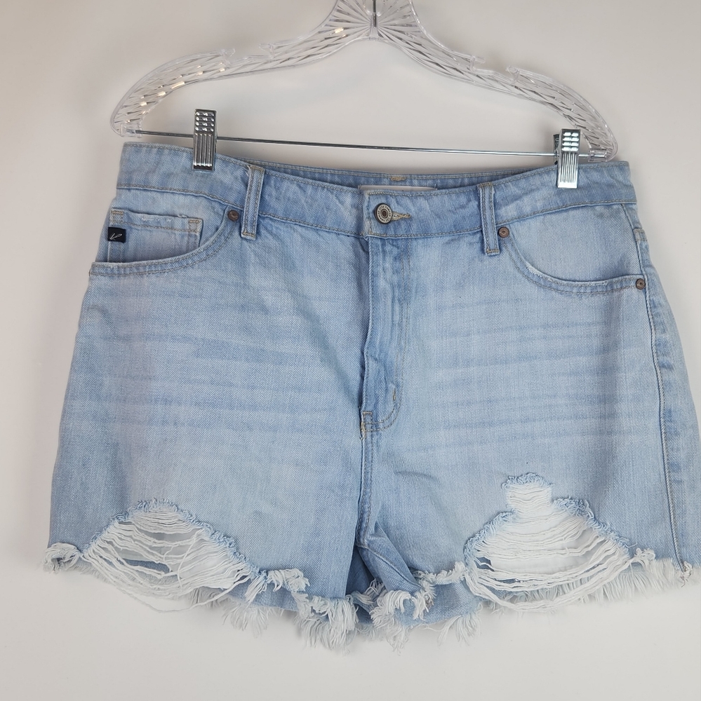 Kancan Distressed Denim Shorts Destroyed 13